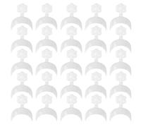 SHINYPASING 500pcs White Crescent False Nail Tips Made of Abs Material Easy to File and Shape Nail Art Accessories for Women and Art Learners