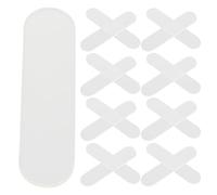 SHINYPASING 50pcs Acrylic Oval Nail Stand for Fake Nails with Realistic Presentation and Versatile Display for Art Salon Practice and Colour Sample Showing
