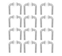 SHINYPASING 50pcs Universal Pallet Rack Drop Pin Flat Head Rivet Steel Heavy Duty Locking Pin Quick Installation Silver Pallet Racking Accessory for Storage