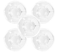 SHINYPASING 5pcs Plastic Guitar Footswitch Toppers Caps for Effect Pedal Buttons, Compact Design to Extend Service Life, Suitable for Guitar Footswitch Knobs and Effect Pedals