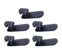SHINYPASING 5pcs Self-Adhesive Umbrella Storage Hooks for Car Door Hanging Black Pp Material Car Umbrella Clips to Save Space and Organise the Door