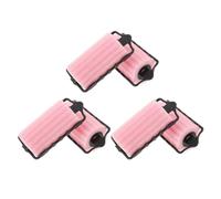 SHINYPASING 6pcs Large Foam Hair Rollers 4cm Diameter Overnight Hair Curlers Heatless Styling Tools to Sleep and Self Holding Curlers