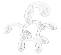 SHINYPASING 6pcs U Shaped Silicone Nose Pads for Comfort Soft and Comfortable Anti Slip Eyeglass Comfort Pads Universal Replacement for Glasses and Sunglasses Suitable for Work and Activities