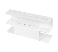 SHINYPASING 8 Holes Tweezers Display Stand Acrylic Eyelash Extension Tool Storage Holder with 8 Tweezers Standing Positions for Home Use Makeup Organiser