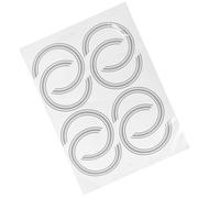 SHINYPASING 8pcs Guitar Decals for Electric Guitar Self Adhesive Paper Stickers Beautiful Appearance Wear Resistance Unique Design DIY Sound Hole Decoration Musicians