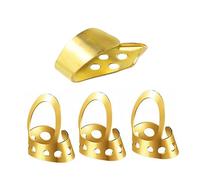 SHINYPASING Adjustable Stainless Steel Thumb Picks Guitar Accessories 4 Pieces Protect Fingers from Injury for Banjo Ukulele and Bass for Stringed Instruments