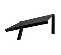 SHINYPASING Black Tv Screen Shelf Bracket with Simple Structure, Sturdy Plastic Abs Material, Multi-functional Storage Solution for Home Entertainment and Office Use