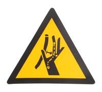 SHINYPASING Caution Safety Warning Sign Sticker Easily Visible Adhesive Made of Sturdy Pp Synthetic Paper and Pet Film for Machines and Equipment for Alerting Mechanical Staff