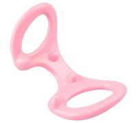 SHINYPASING Compact Pink Yoga Training Ring Back Opening Multi-use Fitness Ring Tool for Shoulder and Back Massage Daily Practicing Yoga Accessory
