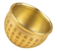 SHINYPASING Copper 7.5cm Bowl Decoration Chinese Style Creative Elegant Decorative Offering Bowl Good Decoration Convenient to Take for Bar and Restaurant