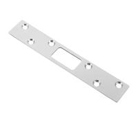 SHINYPASING Door Lock Plate Offering Strength and Durability with 6 Screws Stainless Steel Universal Fit Door Reinforcement Plate for Residential Use