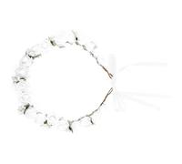SHINYPASING Flower Photo Wreath Headband Adjustable Ribbon Design Pe Foam Material Elegant Fashionable Style Bridal Girl Photography Headwear for Beach