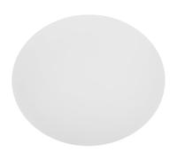 SHINYPASING Frosted Flat Oval Glass Shade Replacement for Pendant and Wall Sconce Lamps 150Mm White Globe Cover for Indoor Dining Room and Living Room