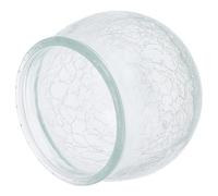 SHINYPASING Glass Lamp Shade Replacement with Cracked Ice Crack Pattern, Spherical Globe Shape, Sturdy and Not Easy to Break, Providing Warm and Gentle Light for Outdoor Artistic Lamp