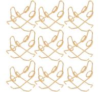 SHINYPASING Golden Metal Trumpet Water Key Spit Valve Springs 25.2mm 20pcs Replacement Parts Easy to Disassemble and Carry for French Horn and Trombone
