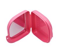 SHINYPASING Guard Case Retainer Box Orthodontic Denture Storage Container with Mini Size Pp Plastic Compact Design for Home Office Use Random Color