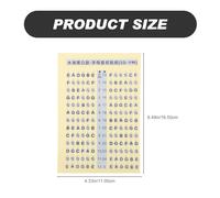 SHINYPASING Guitar Scale Stickers Musical Note Decals for Beginners , Pvc Material 2pcs Auxiliary Tool to Learning Efficiency and Fretboard Mapping for Outdoor Guitar Practice
