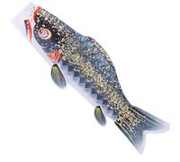 SHINYPASING Japanese Carp Fish Shaped Windsock Hanging Decoration Windsock Flag Satin That Flies and Dances in The Breeze, Unique and Beautiful Festival for Garden and Tree Outdoor Use