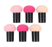 SHINYPASING Makeup for Smooth and Even Coverage Mushroom Dual-use Sponge 6pcs Set with Soft Synthetic Material Face Puff for Wet and Dry Foundation Application