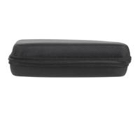 SHINYPASING Microphone Storage Box Carry Bag 7.28x3.54x1.77 Inch Shockproof Waterproof Eva Material Black Zipper Pouch with Built-in Mesh Pocket for Business Daily Use