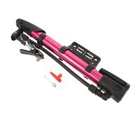 SHINYPASING Mini Portable Bike Pump for Bicycle Tires with High Efficiency Quick Inflation, Aluminium Alloy Lightweight Design, Compatible with Schrader and Valve Types, for Cycling