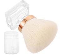 SHINYPASING Nail Cleaning Brush for Fingernails and Toes with Comfortable Grip, Artificial Fiber Bristles Makeup Brush Tool for Nail Scrubbing and Powder Application, for Manicure and Pedicure