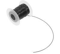 SHINYPASING Pvc Coated Stainless Steel Wire Rope 1mm Diameter 1 Roll Black 30m Length, Waterproof and Easy to Install Steel Cable for Garden Wire Trellis and Plant Hanging