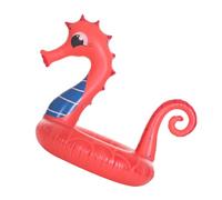SHINYPASING Sea Horse Shape Inflatable Swimming Ring for Adult, Sturdy Pvc Float Ring for Pool and Beach Use, Easy to Inflate and Deflate, for Family and Friends