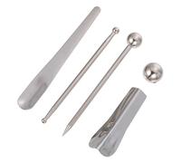 SHINYPASING Tile Caulk Finishing Tool Set 5 Pieces Grout Remover and Glue Scraper Tools for Kitchen and Bathroom Tile Joint Repair
