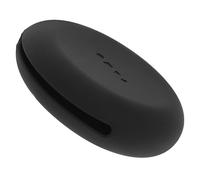 SHINYPASING Travel Makeup Puff Case Silicone Makeup Puff Holder Black Delicate and Simple Design Easy to Take for Travel Use