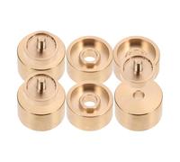 SHINYPASING Trumpet Piston Button Buckles Set Small Size Full Copper Trumpet Upper and Lower Covers Musical Instrument Tool Accessories and Valve Maintenance