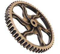 SHINYPASING Wooden Gear Wall Art Retro Industrial Style Compact Wall Hanging Decoration Unique Gear Ornament for Home and Shop Window Decor