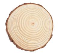 SHINYPASING Wooden Stepping Stone Decor for Garden Lawn and Yard Spaces | Solid Timber, round Design, Weather Resistant Finish, Easy Placement for Storefront Decor