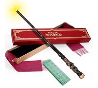 ShinySong Rechargeable Light Up Wizard Wand Illuminating Magic Witch Wands for Kids Cosplay Party, Python