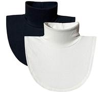 Shinywear Fake Turtleneck Dickies for Women, Detachable Turtleneck Collar, Cotton Mock Turtlenecks - - One Size