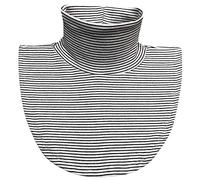 Shinywear Fake Turtleneck Dickies for Women, Detachable Turtleneck Collar, Cotton Mock Turtlenecks - white - One Size