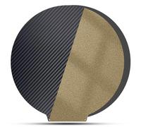 Shion.Kwoo Upgraded Smooth/Textured Flsn Super Racer PET+ PEI Sheet Spring Steel Build Plate Round 270mm/10.6in in Dia with Magnetic Bed for Flsun SR, QQ-S Pro 3D Printers.