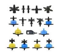 Ship Accessories Garden Irrigation Arrow Dropper 1/8" 1/4" 2/4-Way Water Splitter Connector 4/7mm 3/5mm Hose Arrow Emitter Watering Dripper Irrigation Accessories(J)