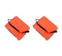 Ship-borne Emergency Buoyancy Device-closed Foam Core Life-saving Cushion Vinyl Shell 16 Pound Buoyancy Support(2PC+Red)