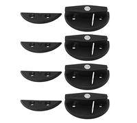 Ship Door Cabinet Twist Lock, 4 Sets Boat Cabinet Twist Latch Reinforced Nylon 59mm Round Turn Button Lock for Yacht RV Door Cabinet