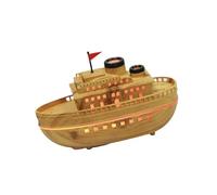 Ship Double Mists Humidifier Night Light Feature Oil Diffuser for Home Air Control Ship Humidifier for Room