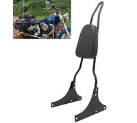 [Ship From USA] Motaux Passenger Sissy Bar Backrest for Harley Heritage Softail FXSTC FLSTC Springer FLSTS Fat Boy EFI FLSTF, Black