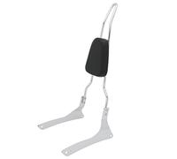[Ship From USA] Motaux Passenger Sissy Bar Backrest Soft Rear Pad for Suzuki Boulevard C90 2005-2009 / Suzuki VL1500 Intruder 1998-2004, Chrome