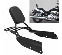 [Ship from USA] Passenger Sissy Bar with Luggage Rack Backrest for Honda VTX1300C VTX1800C VTX1800F 2002-2009, Black