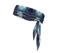 Ship Ocean Unisex Sports Head Tie - Double-Sided, Moisture-Wicking Workout Headband, Adjustable Knotted Band for Running, Yoga & Gym