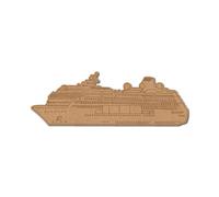 Ship Pre Marked Shape 2 - Premium MDF & Plywood Embellishments Laser Cut Craft Shapes for Scrapbooking, Card Making, DIY Decor, Weddings & Personalized Projects