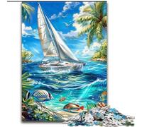 Ship Sailing on The Ocean 1000 Pieces Jigsaw Puzzle For Adults Teens, Family Game Stress Reliever Difficult Challenge Great Gifts And Toys (50x75cm)