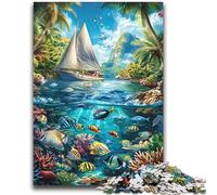 Ship Sailing on The Ocean Puzzles for Adults And Teenagers,Challenging Game And Family Play for Is Ideal As A Gift for The Whole Family (70X100cm)