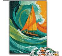 Ship Sailing on The Sea Jigsaw Puzzles for Teenagers 2000 Piece, Art Interesting Stress Reduction Wishlist with Santa Claus for Age 14 (70x100cm)
