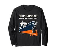 Ship Spotter Container Ship Cargo Vessel Marine Tracking Long Sleeve T-Shirt